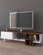وحدة تليفزيون 30×150 سم – بنى أبيض – TV05