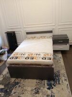 ⁦غرفة نوم كاملة 4 قطع  ابيض مع رمادي- Room 001⁩ - الصورة ⁦4⁩