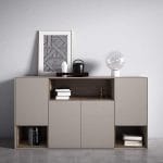 بوفيه 4 درفة 160× 100 بيج - M-122