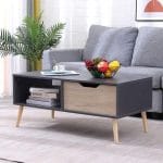 ترابيزة انترية 90×50 سم - بيج رمادى - TA04