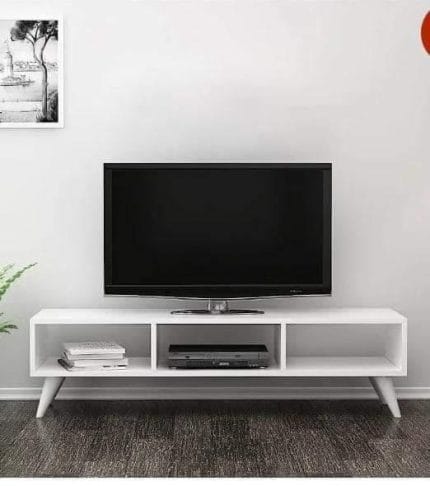 وحدة تليفزيون 30×140 سم – أبيض – TV035
