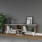 ترابيزة تليفزيون 30×150سم بيج أبيض-TV093
