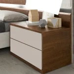 كمود 2 درج 55×45 سم – بيج ابيض– KmO11