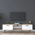 ترابيزة تليفزيون 30×180سم  بيج أبيض -TV095