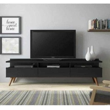 وحدة تليفزيون 32×180 سم – أسود – TV033