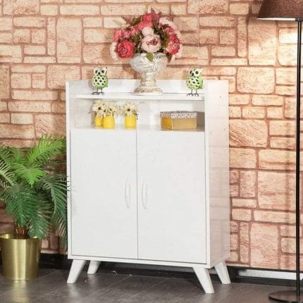 جزامه مودرن 2 درفة أبيض 120×40×80 G-324