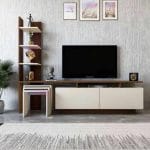 ترابيزة تليفزيون 35×180سم - بني *بيج – TV0342
