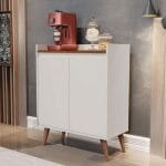 كوفي كورنر 2 درفة أبيض 80×40سم – C – 14