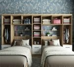 ⁦غرفة نوم أطفال خشابي مع أبيض– Room 0070⁩ - الصورة ⁦2⁩