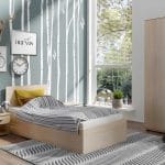 غرفة نوم كاملة مودرن 3 قطع – بيج Room-46